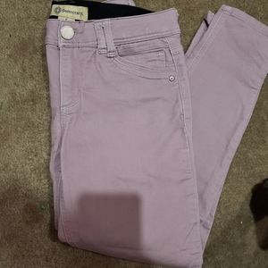 Purple high rise jeans